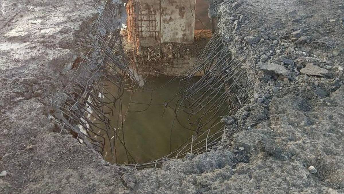Російські окупанти заявили, що ЗСУ вдарили по Чонгарському мосту в Криму, фото