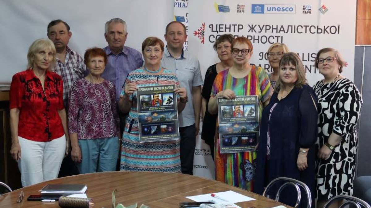 Художник та музикант Андрій Шмирін розповів запорізьким журналістам про свої творчі плани