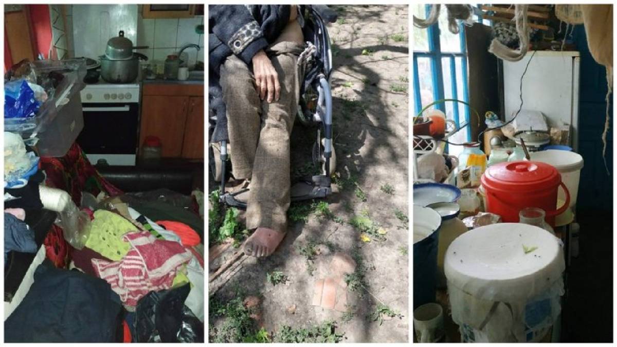 У приватному притулку під Диканькою знайшли голодуючих інвалідів