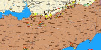 Запорізький напрямок (мапа обстрілів, оновлення)