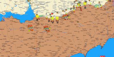 Запорізький напрямок (мапа обстрілів, оновлення)