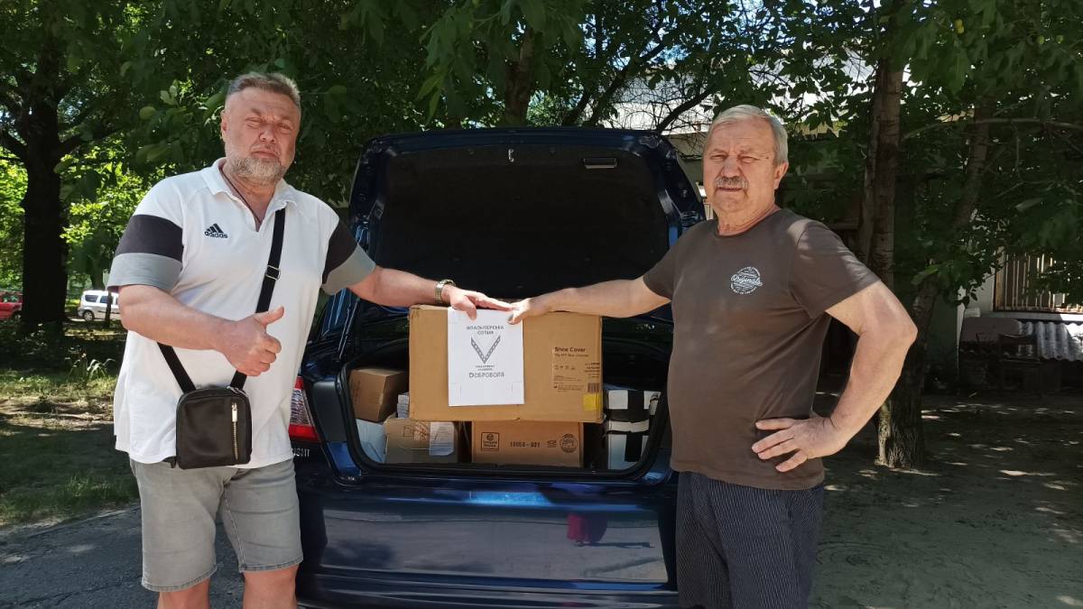 Співпраця волонтерських штабів Києва та Запоріжжя