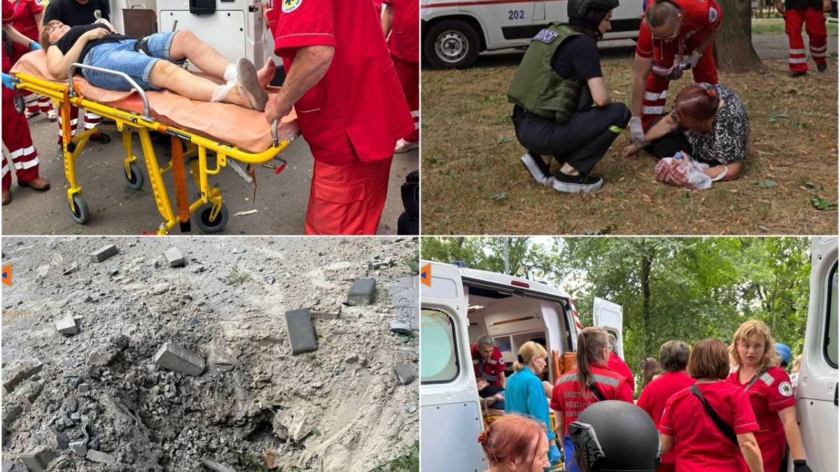 У Запоріжжі вибухнув невідомий ворожий військовий об’єкт, постраждали шестеро дітей