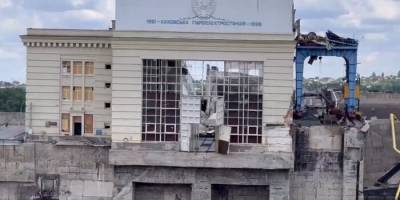 Каховська ГЕС через місяць після підриву: в мережі з’явилися відео
