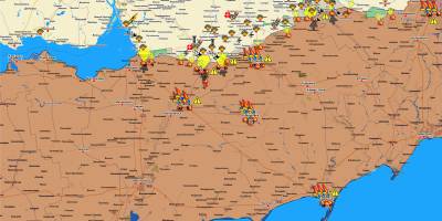 Запорізький напрямок (мапа обстрілів, оновлення)