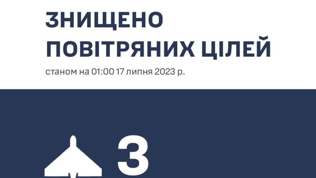 Вночі у Запорізький області ЗСУ знищили ворожий безпілотник