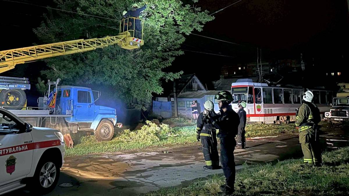 У Запоріжжі рятувальники ліквідували наслідки негоди (фото)