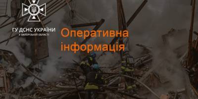 У Запорізькій області внаслідок ворожих обстрілів виникло 10 пожеж