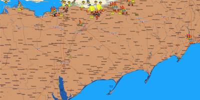 Запорізький напрямок (мапа обстрілів, оновлення)