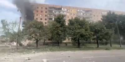 Скриншот з відео, опублікованому у фейсбуці Володимира Зеленського