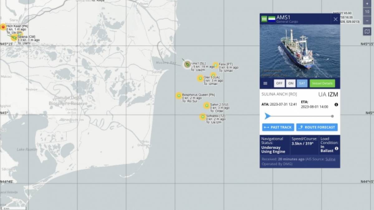 Судно Ізраїлю проігнорувало «блокаду» рф Чорного моря, слідом ідуть судна Греції та Туреччини