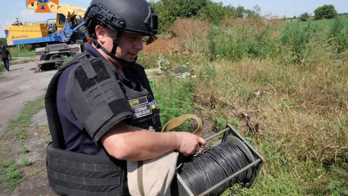 На Запоріжжі піротехніки  знищили бойову частину дрону-камікадзе «Shahed»