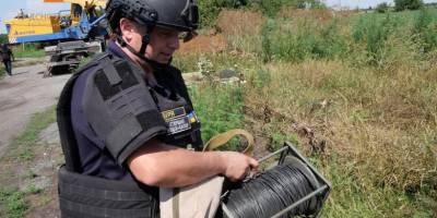 На Запоріжжі піротехніки  знищили бойову частину дрону-камікадзе «Shahed»