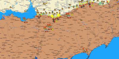 Запорізький напрямок (мапа обстрілів, оновлення)