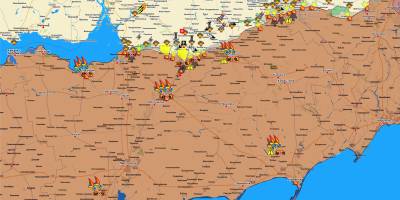 Запорізький напрямок (мапа обстрілів, оновлення)