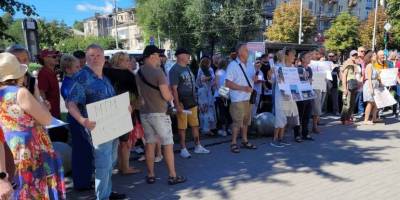 У Запоріжжі підприємці протестували проти нарахувань тарифів на тепло для бізнесу