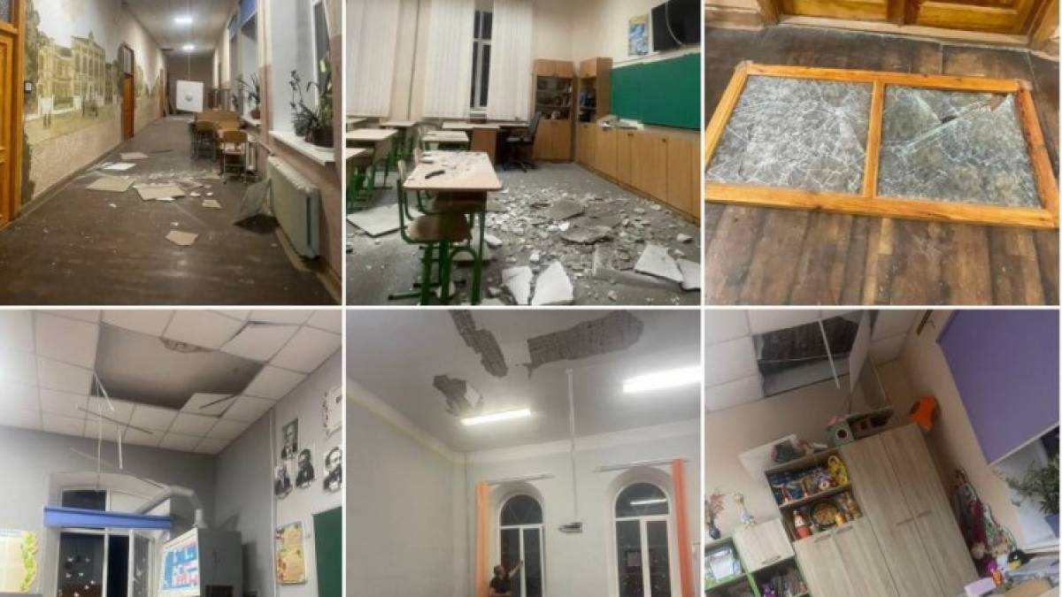 Нічний обстріл Одеси: росіяни пошкодили 7 закладів освіти