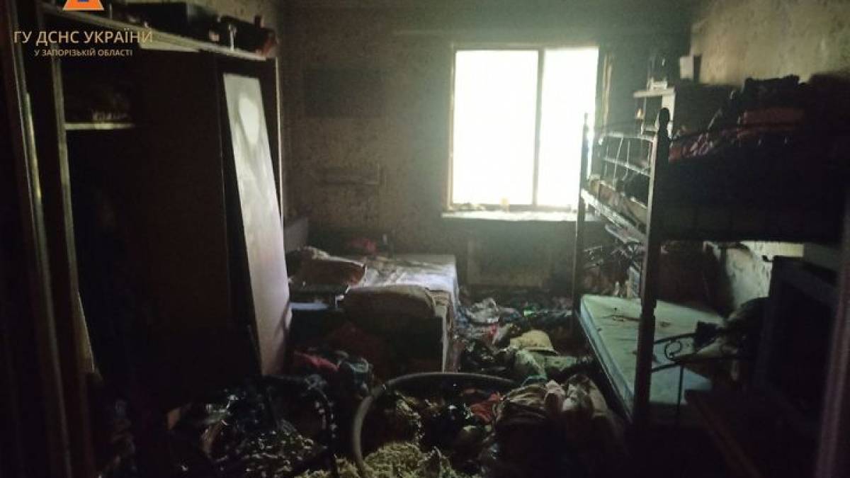 У Запоріжжі через паління горів гуртожиток