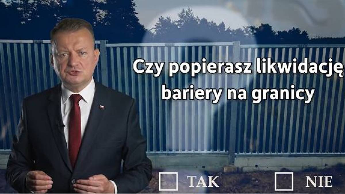 Міністр оборони Польщі озвучив четверте питання, яке винесуть на референдум 15 жовтня