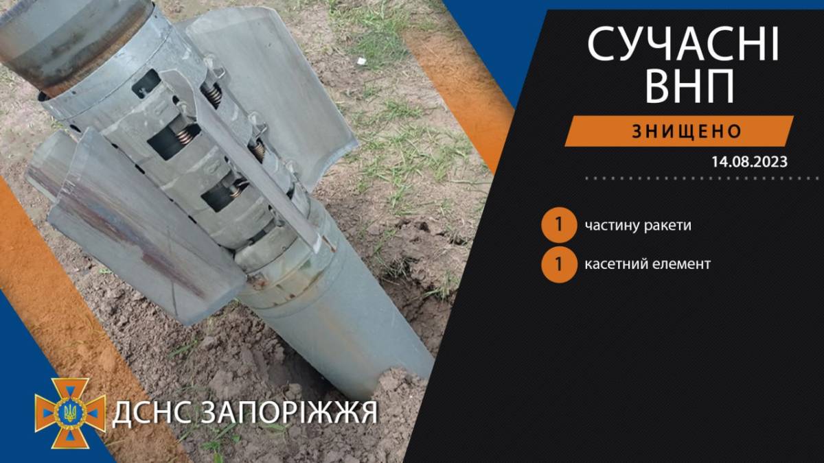 У Пологівському районі та Запоріжжі сапери виявили залишки С-300 та Урагану