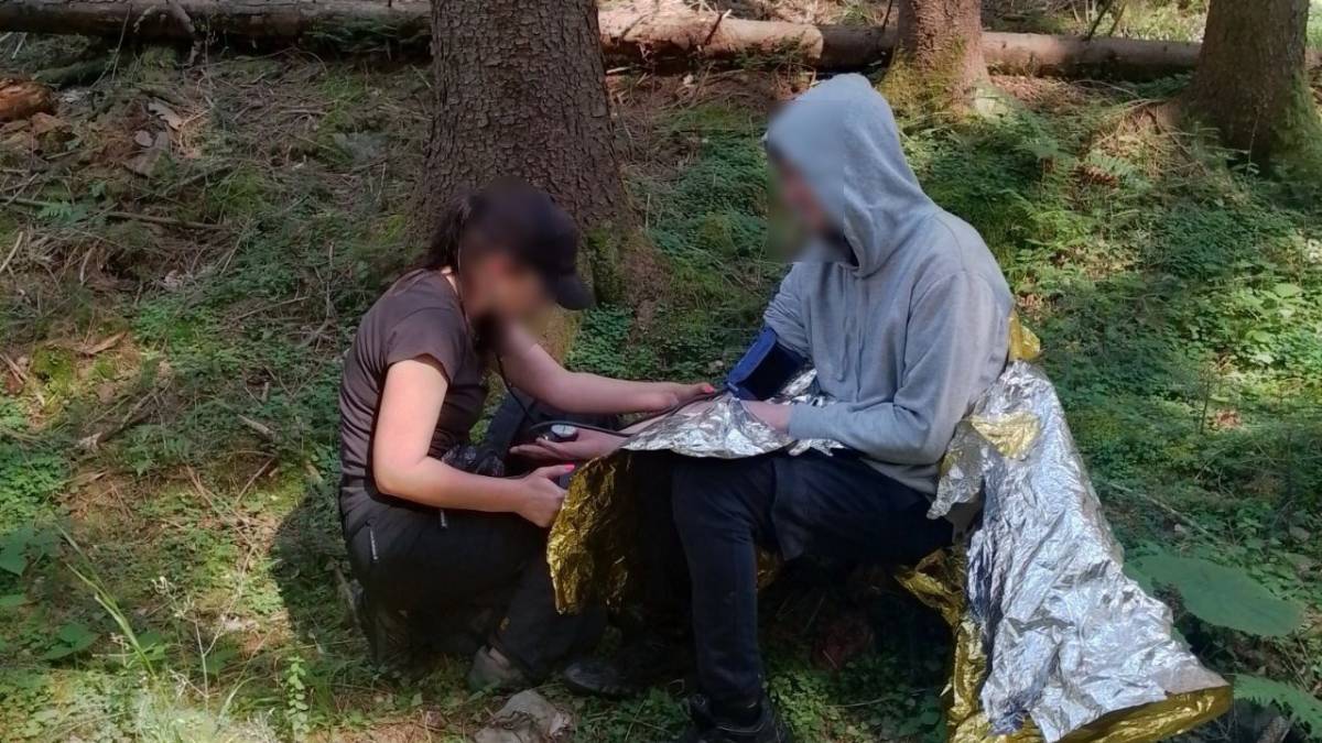 Мешканець Запорізької області заблукав у лісі на шляху до Румунії – фото