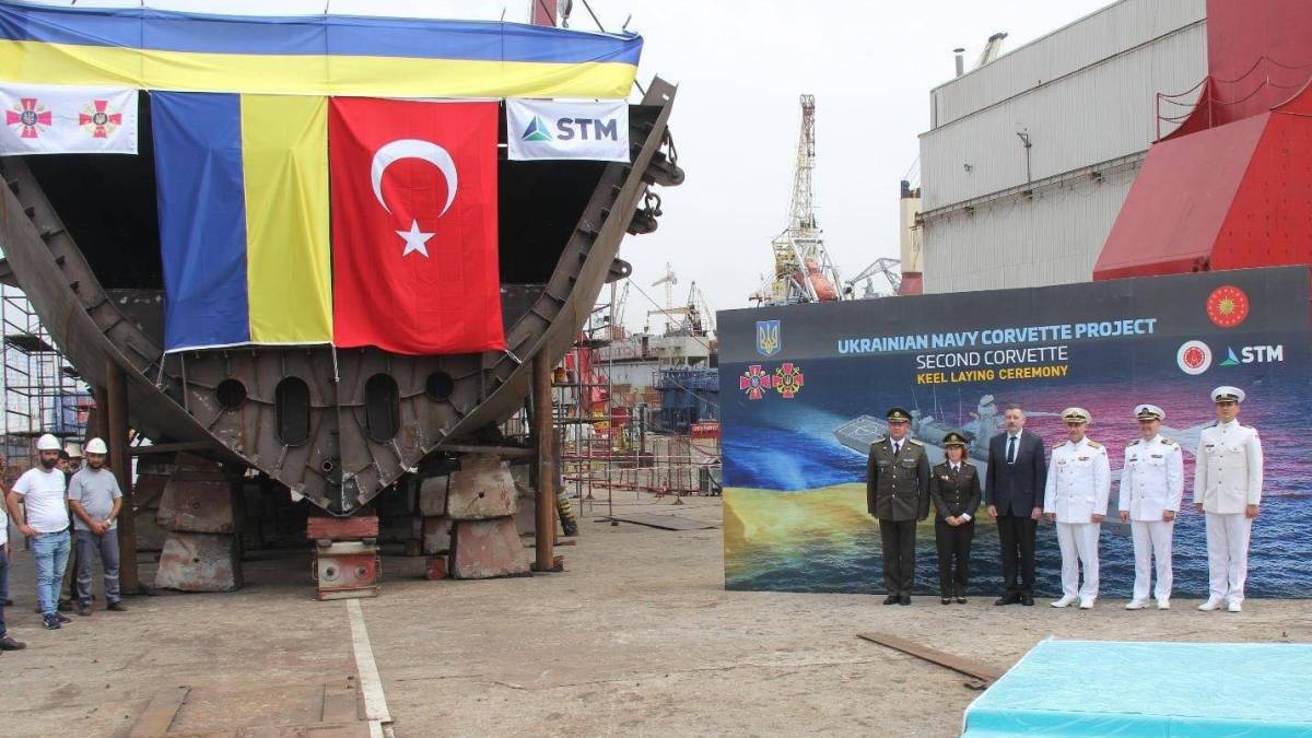 Туреччина збудує другий корвет для потреб ВМС України