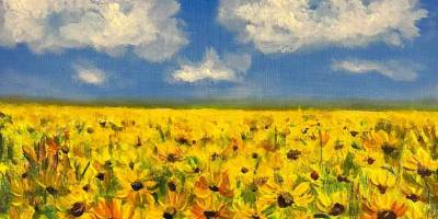 «Переможне поле»  юного художника із Запоріжжя Космо Макса