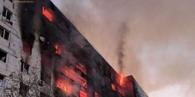 На Запоріжжі внаслідок ворожих обстрілів виникли чотири пожежі