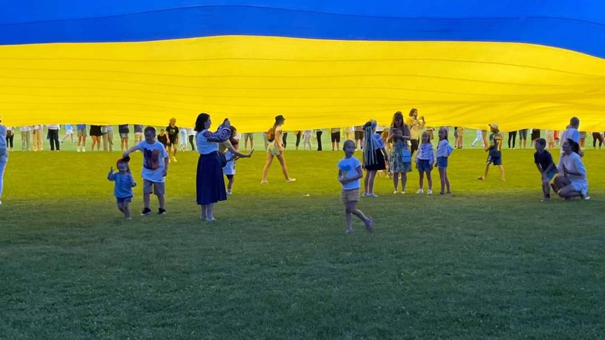У Бостоні розгорнули 200-метровий український прапор