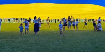 У Бостоні розгорнули 200-метровий український прапор