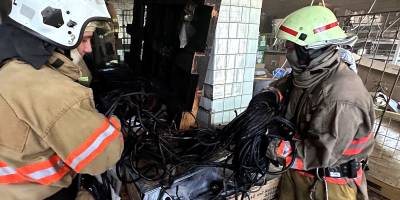 Рятувальники ліквідували пожежу в одній з лікарень Запоріжжя