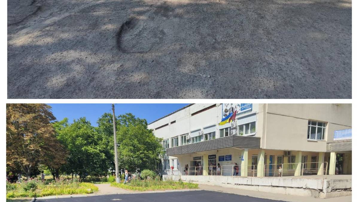 В Запорожье отремонтировали дорогу, которая вызывала стресс у пациентов больницы – фото
