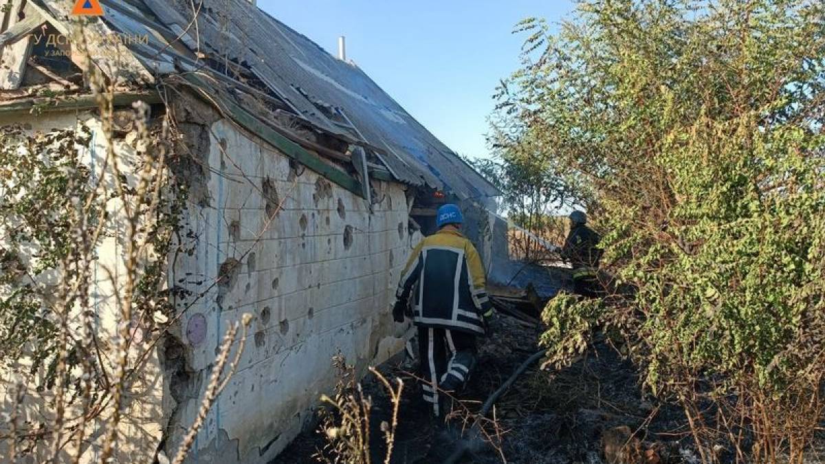 На Запоріжжі внаслідок ворожих обстрілів виникло 14 пожеж