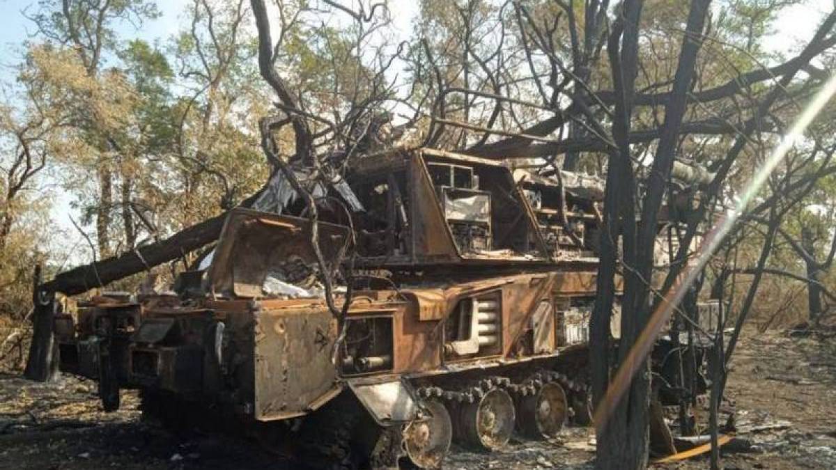 На Запоріжжі Сили оборони знищили  самохідну вогневу установку ворога