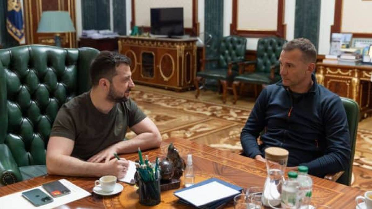 Зеленский назначил футболиста Андрея Шевченко своим внештатным советником