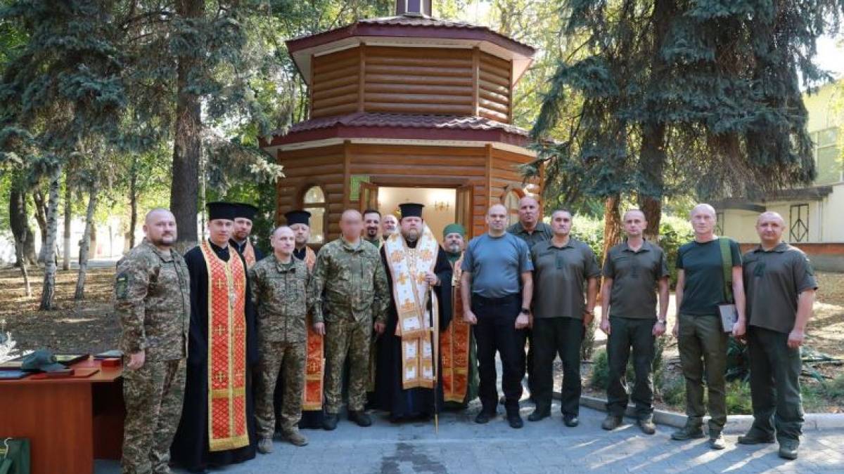 На Запоріжжі освятили капличку для воїнів, які боронять рідний край