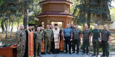 На Запоріжжі освятили капличку для воїнів, які боронять рідний край