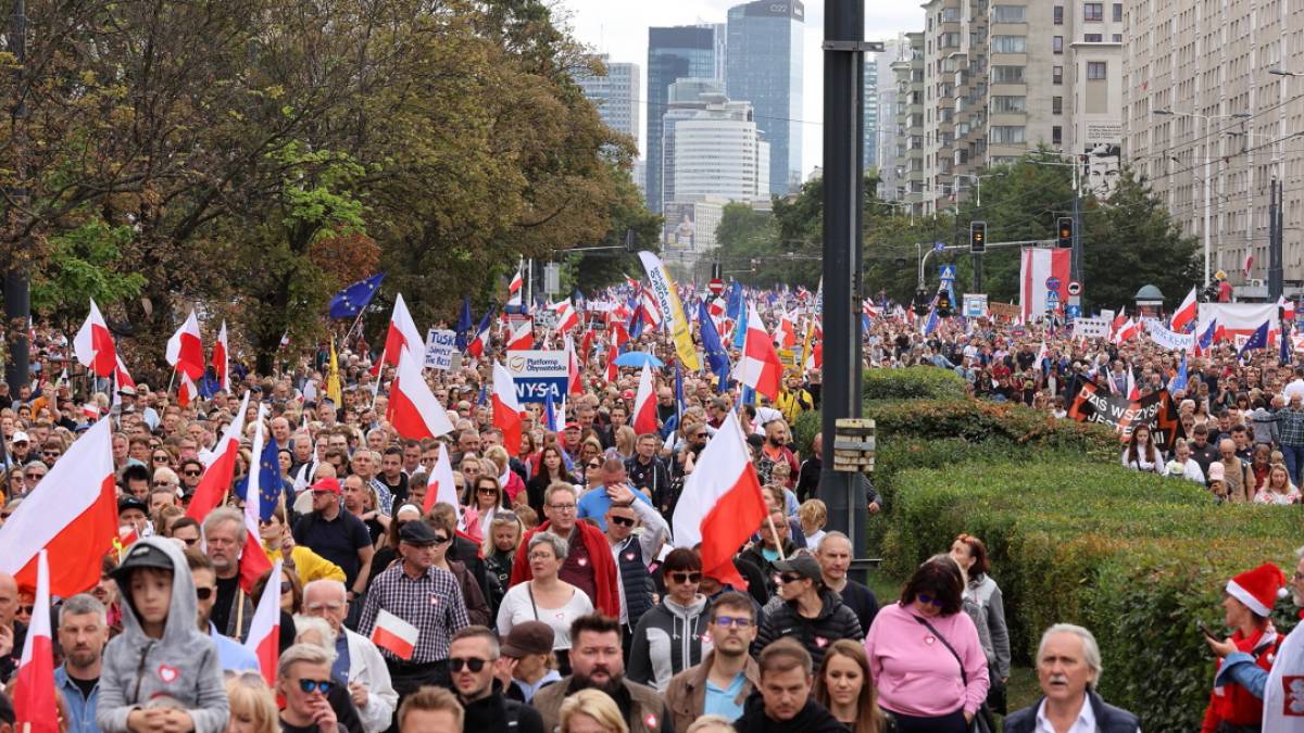 У Варшаві пройшов мітинг опозиції
