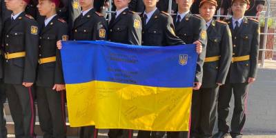 У Запоріжжі першокурсники військового ліцею склали клятву ліцеїста