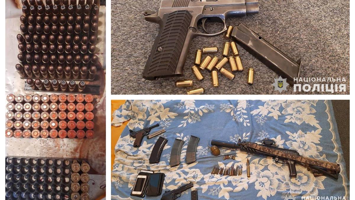 У Запорізькій області поліцейські вилучили рекордну кількість нелегальної зброї – фото