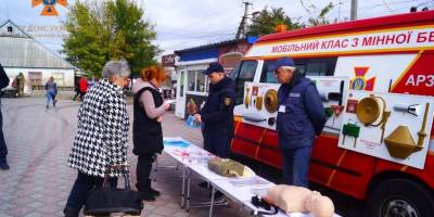 На Запоріжжі продовжує роз’яснювальну роботу мобільний клас з протимінної безпеки