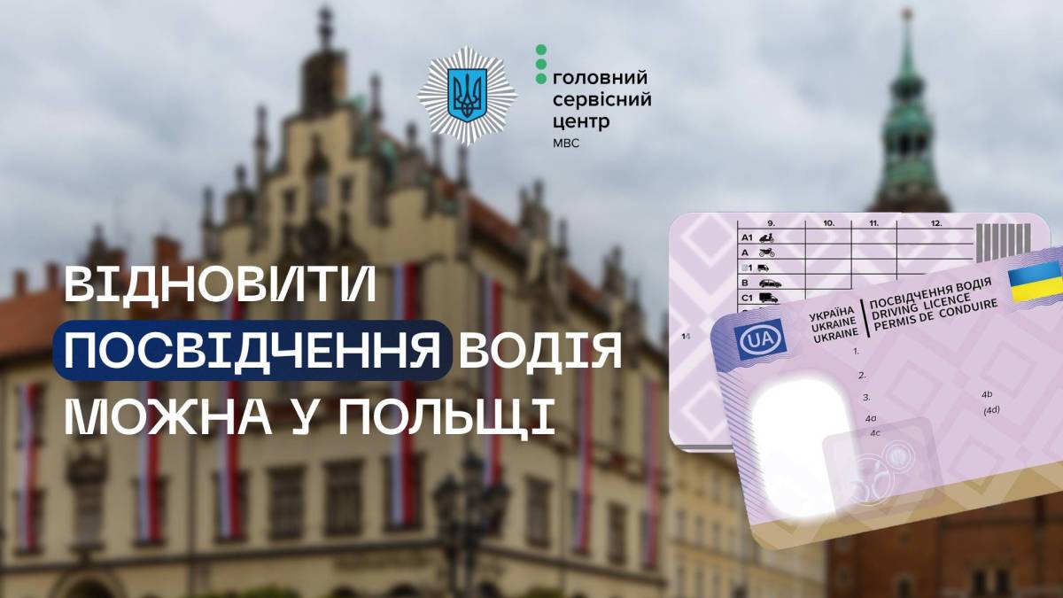 Тепер українське посвідчення водія  можна відновити і в Польщі — деталі