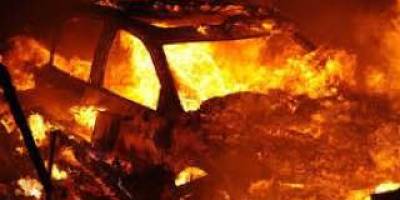 Вночі у Бердянську підірвали машину з російськими номерами