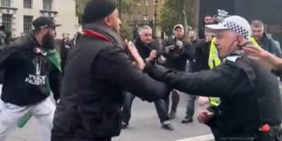 Демонстрации Лондоне: сторонники ХАМАСА против полиции