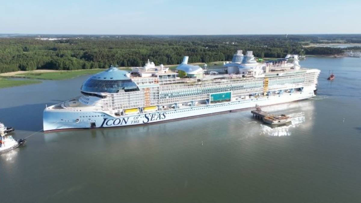 У Фінляндії випробовують найбільший у світі круїзний лайнер Icon of the Seas – деталі