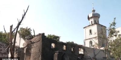 У Запоріжжі відновлюють храм, зруйнований ракетою російських фашистів
