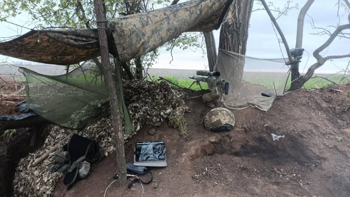 У Запорізькій бригаді тероборони розповіли про свого снайпера з позивним Халк