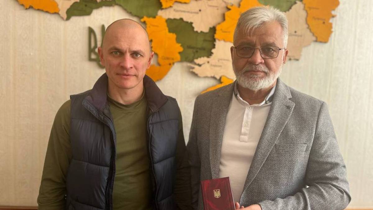 Нагороджено орденом першого заступника мера Енергодара, який побував у рашистському полоні