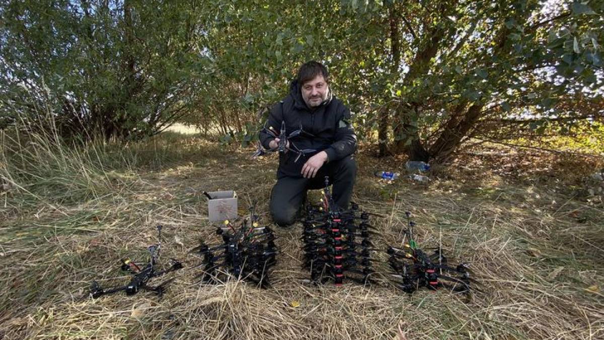 Дрон-камікадзе запорізького виробництва вперше уразив живу силу ворога