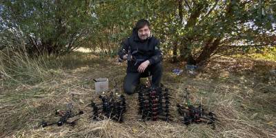 Дрон-камікадзе запорізького виробництва вперше уразив живу силу ворога